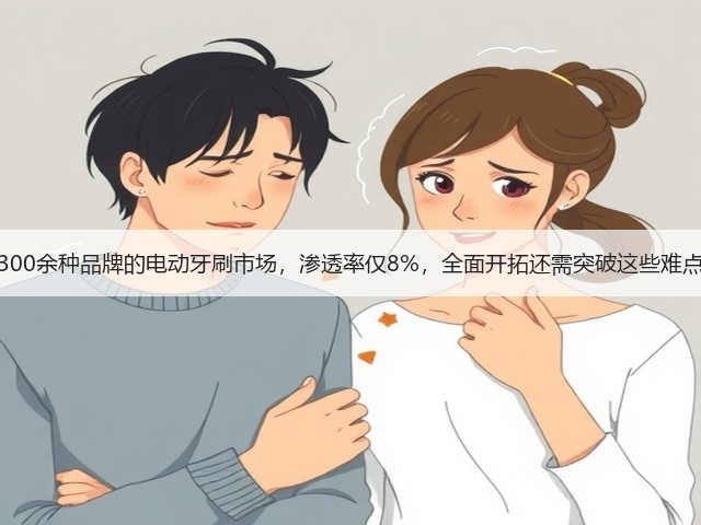 300余种品牌的电动牙刷市场，渗透率仅8%，全面开拓还需突破这些难点(图1)