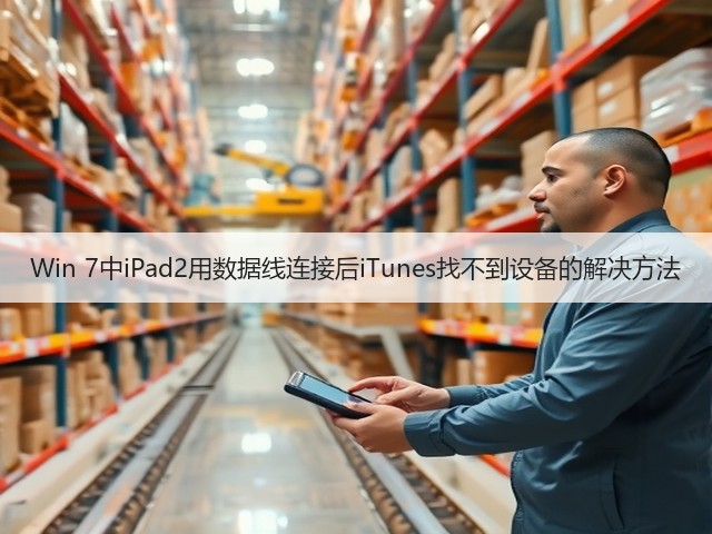Win 7中iPad2用数据线连接后iTunes找不到设备的解决方法(图2) Win 7中iPad2用数据线连接后iTunes找不到设备的解决方法(图2)