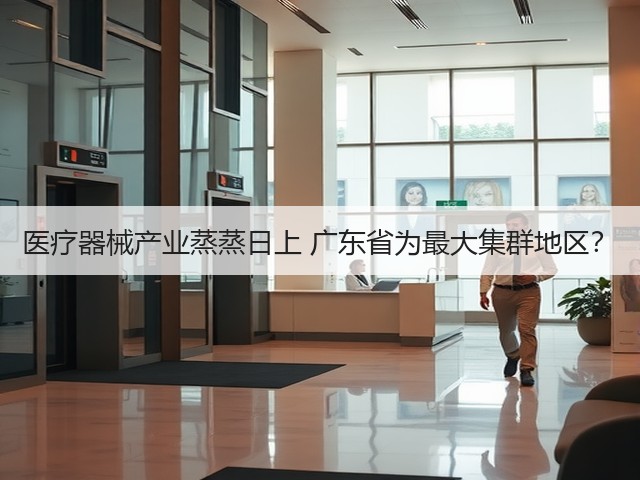 医疗器械产业蒸蒸日上 广东省为最大集群地区？(图3)