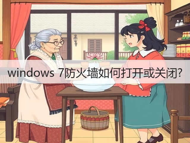 windows 7防火墙如何打开或关闭?(图2)