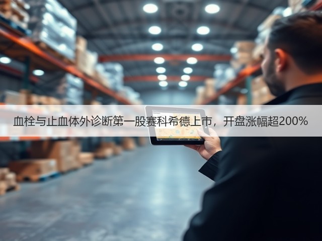 血栓与止血体外诊断第一股赛科希德上市，开盘涨幅超200%(图2)