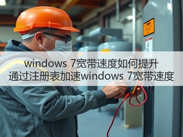 windows 7宽带速度如何提升 通过注册表加速windows 7宽带速度(图2)