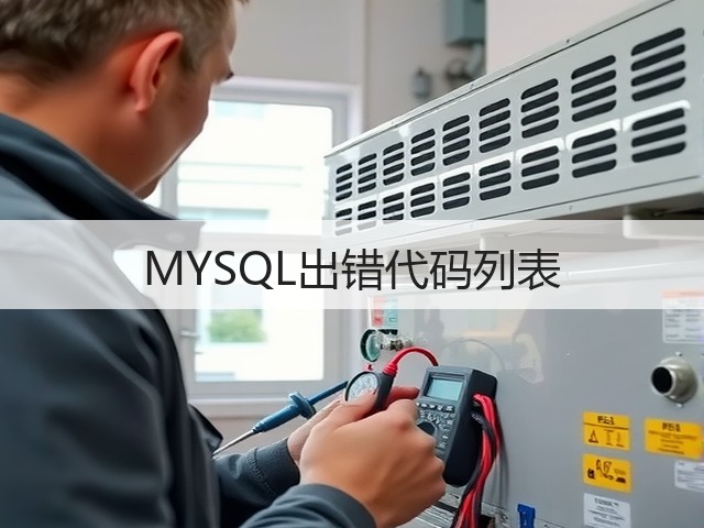 MYSQL出错代码列表(图3) MYSQL出错代码列表(图3)