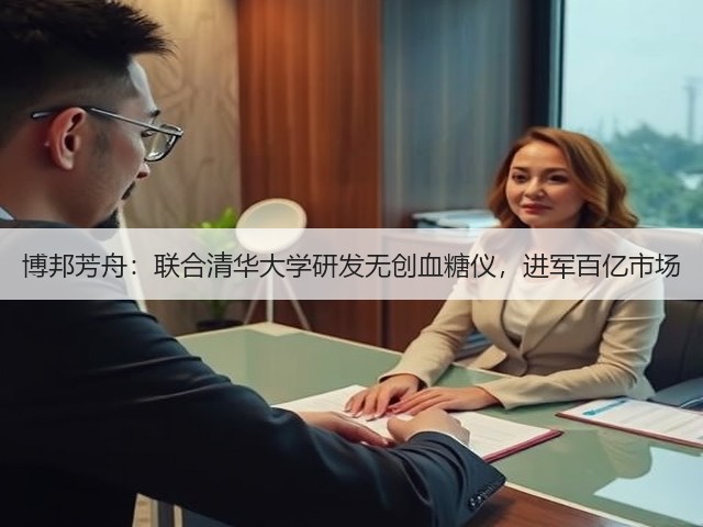 博邦芳舟：联合清华大学研发无创血糖仪，进军百亿市场(图1)