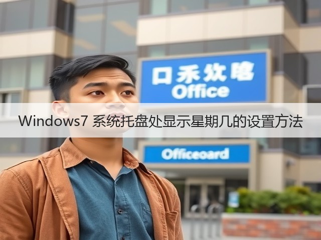 Windows7 系统托盘处显示星期几的设置方法(图3) Windows7 系统托盘处显示星期几的设置方法(图3)