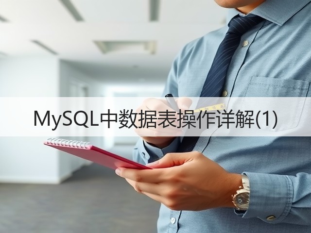 MySQL中数据表操作详解(1)(图3)
