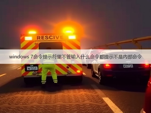 windows 7命令提示符里不管输入什么命令都提示不是内部命令(图2) windows 7命令提示符里不管输入什么命令都提示不是内部命令(图2)