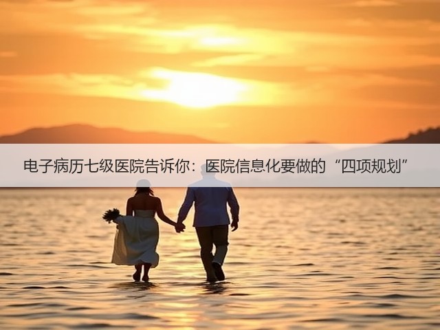 电子病历七级医院告诉你：医院信息化要做的“四项规划”(图2)