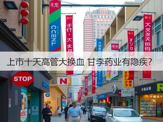 上市十天高管大换血 甘李药业有隐疾?(图1) 上市十天高管大换血 甘李药业有隐疾?(图1)