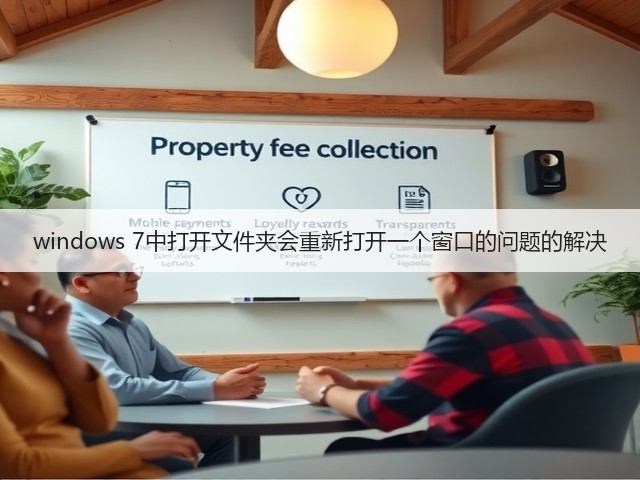 windows 7中打开文件夹会重新打开一个窗口的问题的解决(图2)