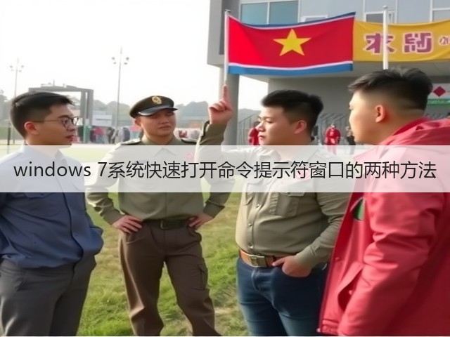 windows 7系统快速打开命令提示符窗口的两种方法(图2)