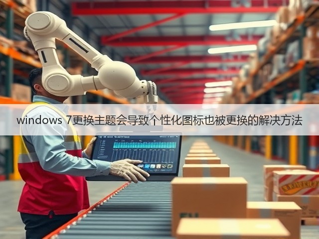 windows 7更换主题会导致个性化图标也被更换的解决方法(图3)