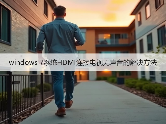 windows 7系统HDMI连接电视无声音的解决方法(图2)