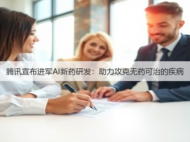 腾讯宣布进军AI新药研发：助力攻克无药可治的疾病(图3)