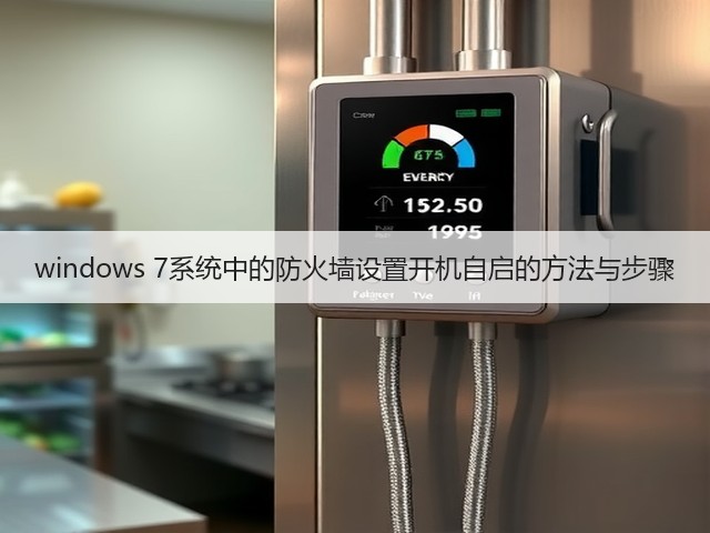 windows 7系统中的防火墙设置开机自启的方法与步骤(图3) windows 7系统中的防火墙设置开机自启的方法与步骤(图3)