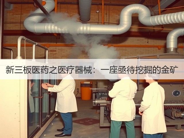 新三板医药之医疗器械：一座亟待挖掘的金矿(图1)