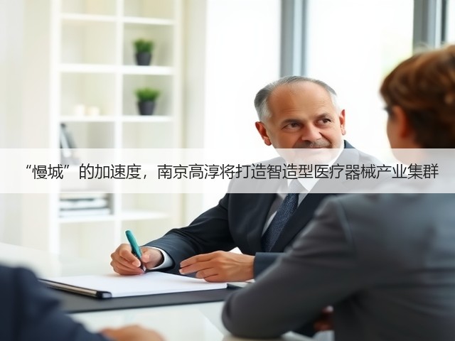 “慢城”的加速度，南京高淳将打造智造型医疗器械产业集群(图3)