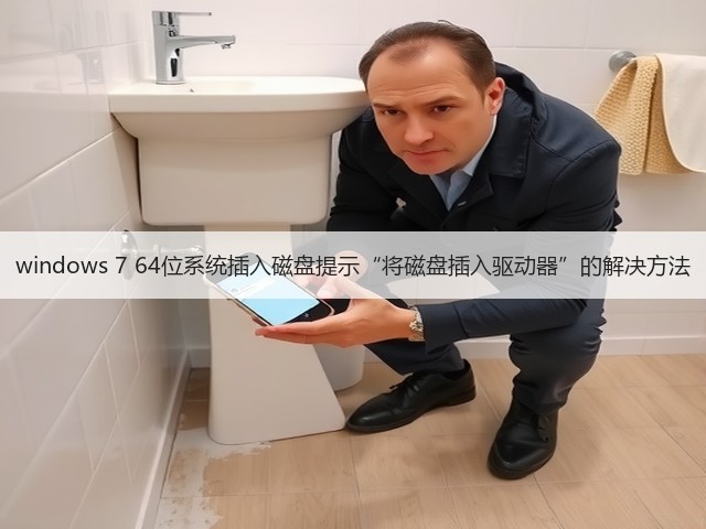 windows 7 64位系统插入磁盘提示“将磁盘插入驱动器”的解决方法(图2) windows 7 64位系统插入磁盘提示“将磁盘插入驱动器”的解决方法(图2)