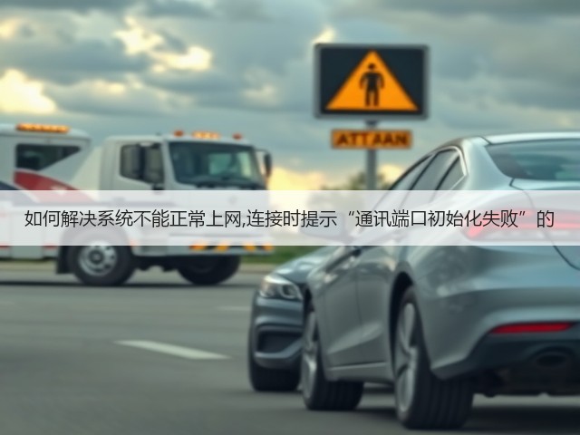如何解决系统不能正常上网,连接时提示“通讯端口初始化失败”的(图1)