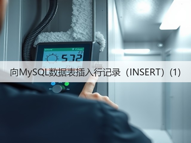 向MySQL数据表插入行记录（INSERT）(1)(图3)