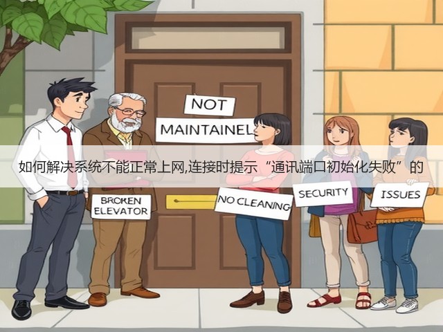 如何解决系统不能正常上网,连接时提示“通讯端口初始化失败”的(图3)