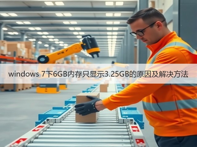 windows 7下6GB内存只显示3.25GB的原因及解决方法(图3)