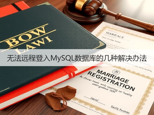 无法远程登入MySQL数据库的几种解决办法(图3)