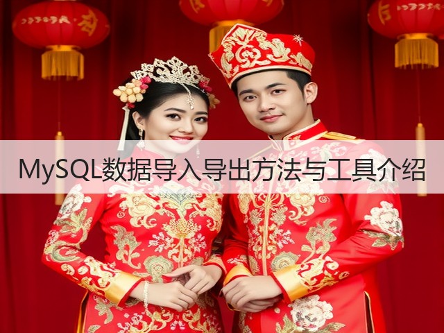 MySQL数据导入导出方法与工具介绍(图3) MySQL数据导入导出方法与工具介绍(图3)