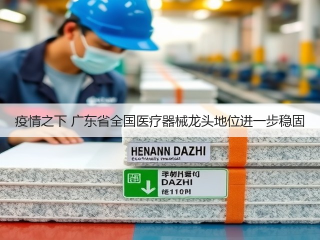 疫情之下 广东省全国医疗器械龙头地位进一步稳固(图3)