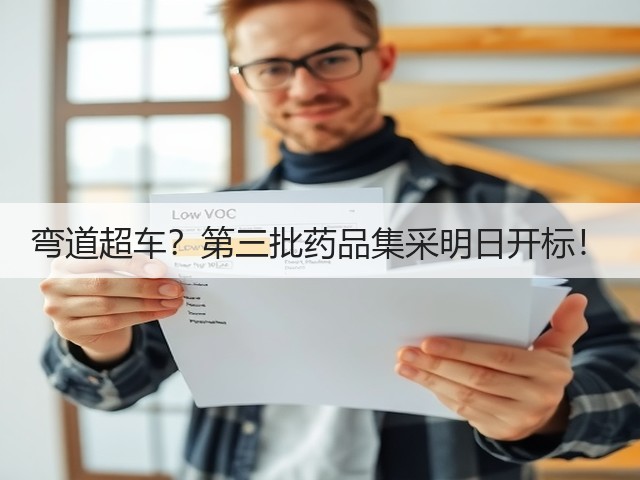 弯道超车？第三批药品集采明日开标！(图1)