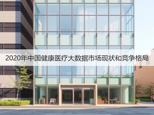 2020年中国健康医疗大数据市场现状和竞争格局(图3)