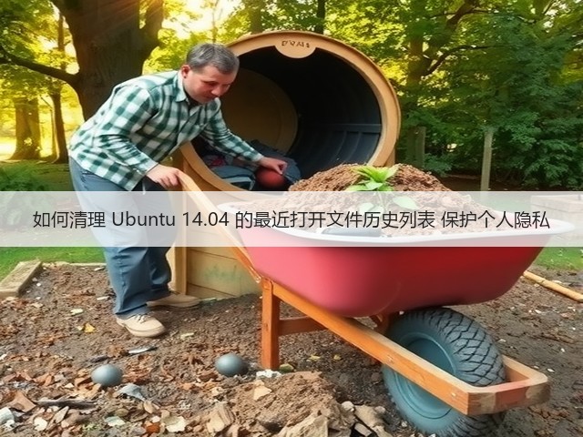 如何清理 Ubuntu 14.04 的最近打开文件历史列表 保护个人隐私(图1)