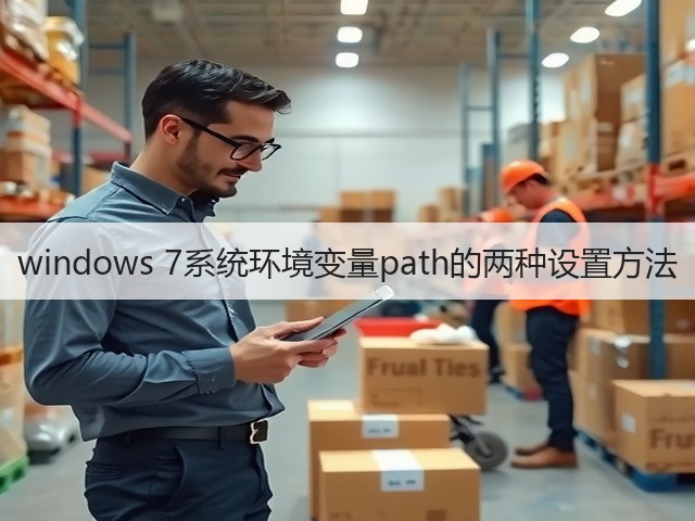 windows 7系统环境变量path的两种设置方法(图2)