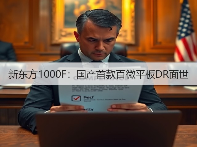 新东方1000F：国产首款百微平板DR面世(图2)
