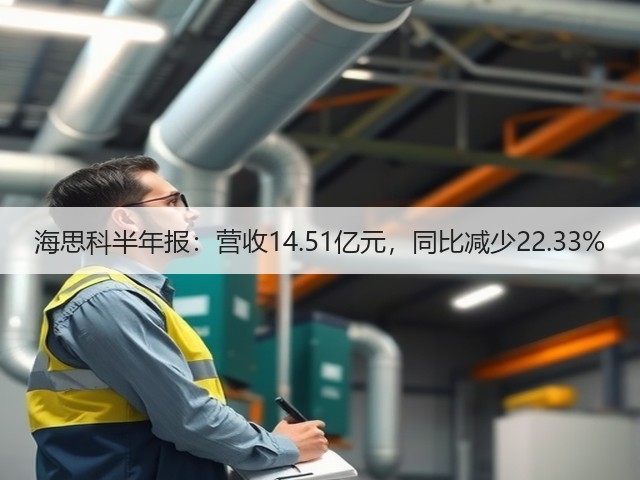 海思科半年报：营收14.51亿元，同比减少22.33%(图2)