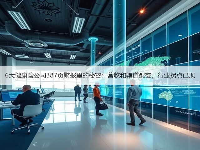 6大健康险公司387页财报里的秘密：营收和渠道裂变，行业拐点已现(图1)