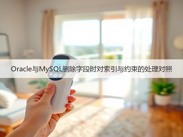 Oracle与MySQL删除字段时对索引与约束的处理对照(图1)