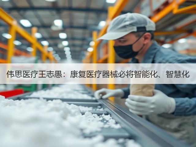 伟思医疗王志愚:康复医疗器械必将智能化、智慧化(图1) 伟思医疗王志愚:康复医疗器械必将智能化、智慧化(图1)