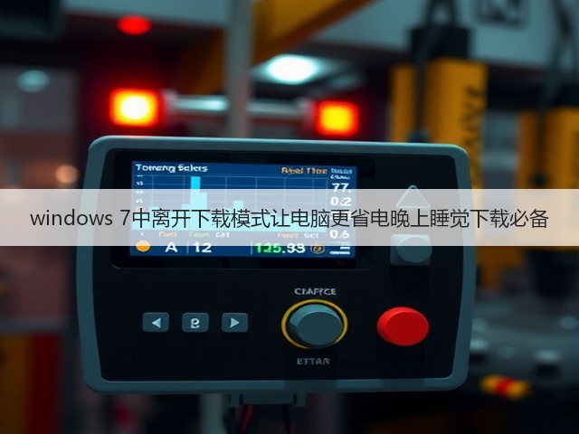 windows 7中离开下载模式让电脑更省电晚上睡觉下载必备(图1) windows 7中离开下载模式让电脑更省电晚上睡觉下载必备(图1)