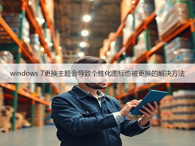 windows 7更换主题会导致个性化图标也被更换的解决方法(图2)