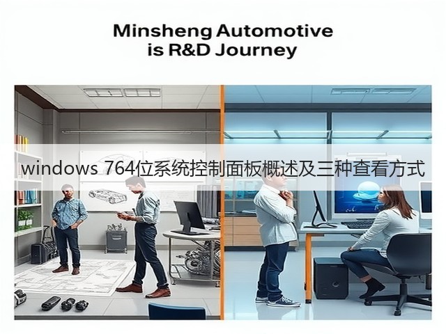 windows 764位系统控制面板概述及三种查看方式(图1)