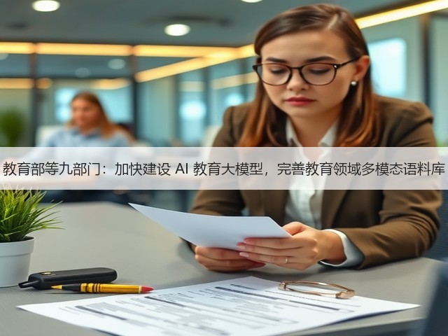 教育部等九部门：加快建设 AI 教育大模型，完善教育领域多模态语料库(图2)