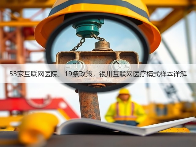 53家互联网医院、19条政策,银川互联网医疗模式样本详解(图1) 53家互联网医院、19条政策,银川互联网医疗模式样本详解(图1)