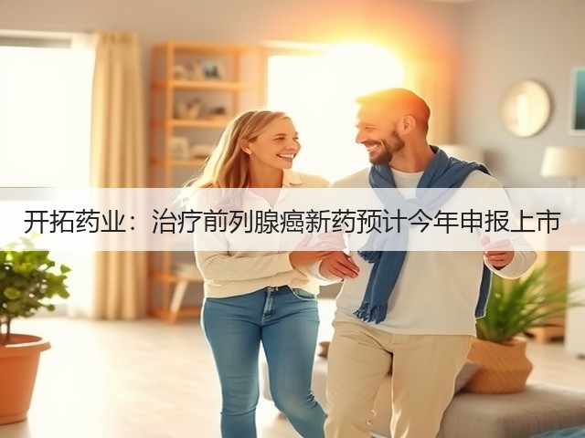 开拓药业:治疗前列腺癌新药预计今年申报上市(图1) 开拓药业:治疗前列腺癌新药预计今年申报上市(图1)