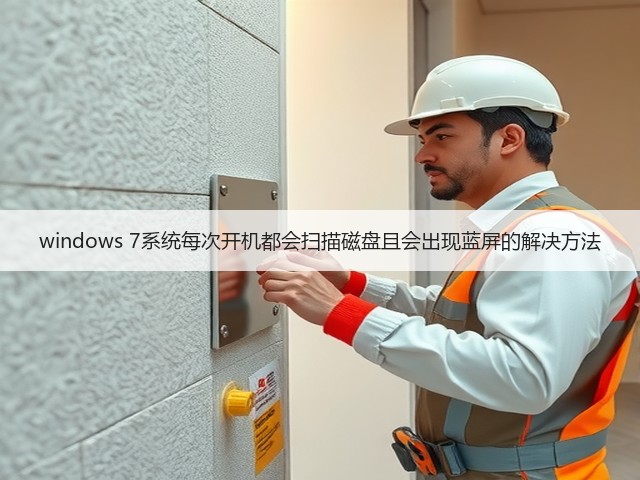windows 7系统每次开机都会扫描磁盘且会出现蓝屏的解决方法(图2)