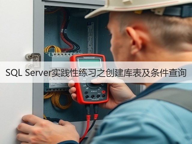 SQL Server实践性练习之创建库表及条件查询(图2)