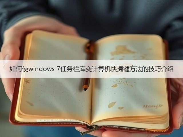 如何使windows 7任务栏库变计算机快捷键方法的技巧介绍(图3) 如何使windows 7任务栏库变计算机快捷键方法的技巧介绍(图3)
