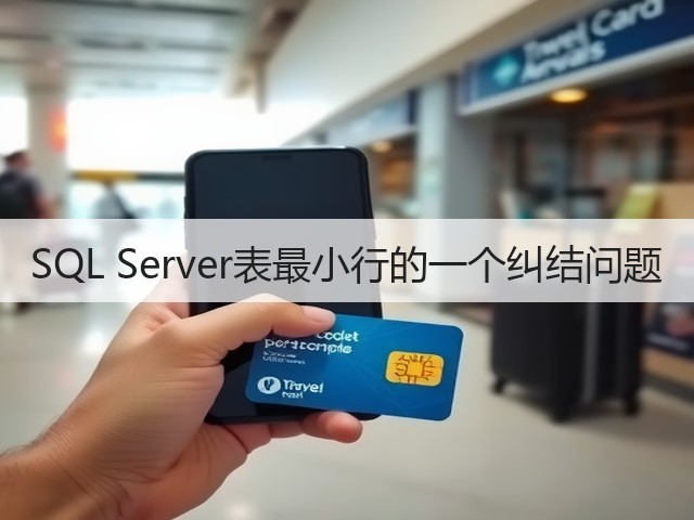 SQL Server表最小行的一个纠结问题(图3) SQL Server表最小行的一个纠结问题(图3)