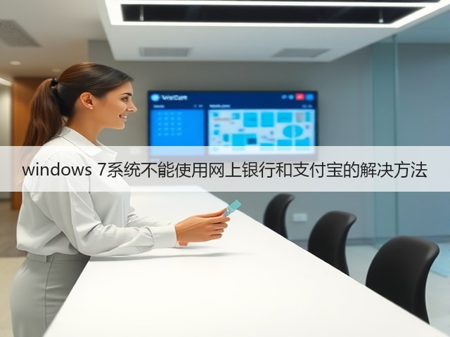 windows 7系统不能使用网上银行和支付宝的解决方法(图1)