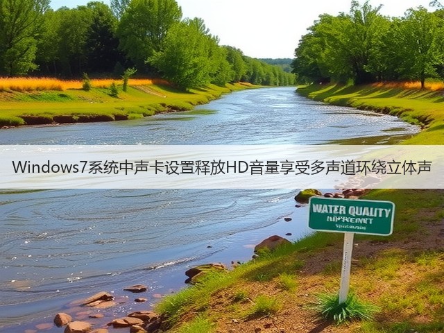 Windows7系统中声卡设置释放HD音量享受多声道环绕立体声(图3) Windows7系统中声卡设置释放HD音量享受多声道环绕立体声(图3)